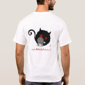 Rorschach -体のチョップ tシャツ (裏面)