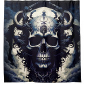 Rorschach abstract 001 シャワーカーテン (正面)