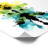 Rorschach Inkblotテスト。電話しない熱狂する ポスター (角)