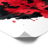 Rorschach Inkblotテスト。電話しない熱狂する ポスター (角)