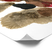 Rorschach Inkblotテスト。電話しない熱狂する ポスター (角)