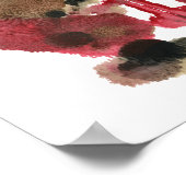 Rorschach Inkblotテスト。電話しない熱狂する ポスター (角)