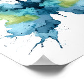 Rorschach Inkblotテスト。電話しない熱狂する ポスター (角)