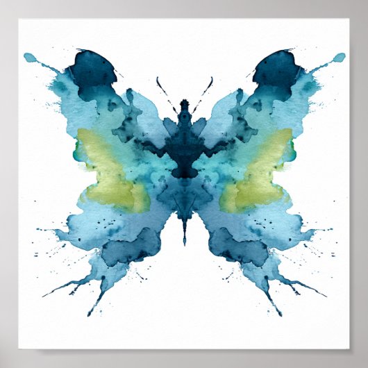 Rorschach Inkblotテスト。電話しない熱狂する ポスター (正面)