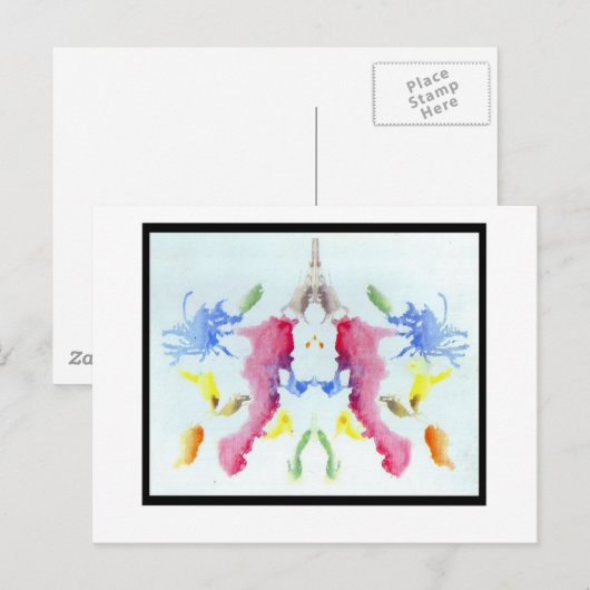Rorschach Inkblot 10.0 ポストカード (正面/裏面)