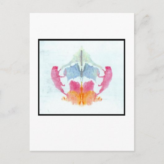 Rorschach Inkblot 8.0 ポストカード (正面)