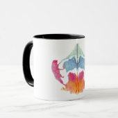 Rorschach InkBlotsテストプレート8 マグカップ (正面左)