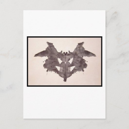 Rorschach Inkblt 1.0 ポストカード (正面)