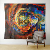Rorschach style Buddha 80x60 001 タペストリー (インサイチュ(横))
