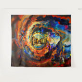 Rorschach style Buddha 80x60 001 タペストリー (正面(横))