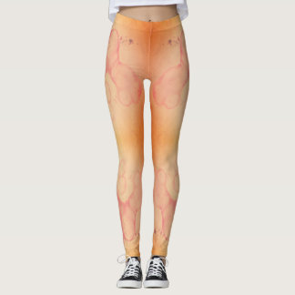 Rorshachの染みインク汚れの汚れたレギンス レギンス