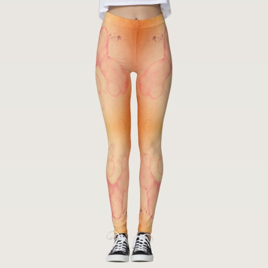 Rorshachの染みインク汚れの汚れたレギンス レギンス (正面)