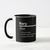 Rory Boy Name Definition Personalized Mug マグカップ (左)