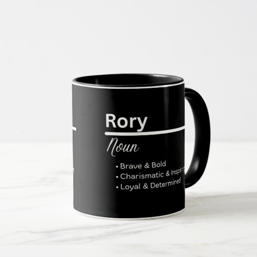 Rory Boy Name Definition Personalized Mug マグカップ (正面右)