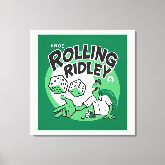 ROSの転がRidley Release Poster on Canvas キャンバスプリント (正面)