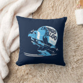 ROSインディゴイグルー クッション (ブランケット)