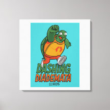 ROSダッシュディアダマタオンキャンバスプリント