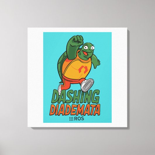 ROSダッシュディアダマタオンキャンバスプリント キャンバスプリント (正面)