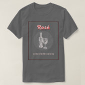 Rosワイン定義 Tシャツ (デザイン正面)