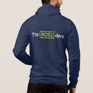 ROS1dersネイビーフード付きスウェットシャツデザイン#1 パーカ
