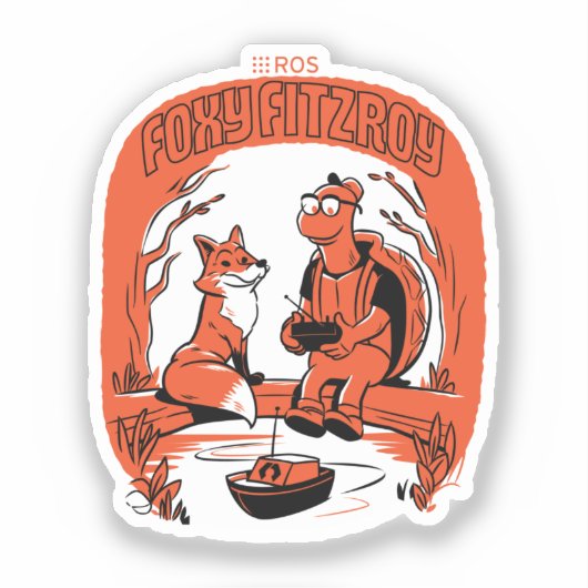 ROS 2フォキシフィッツロイ シール (正面)