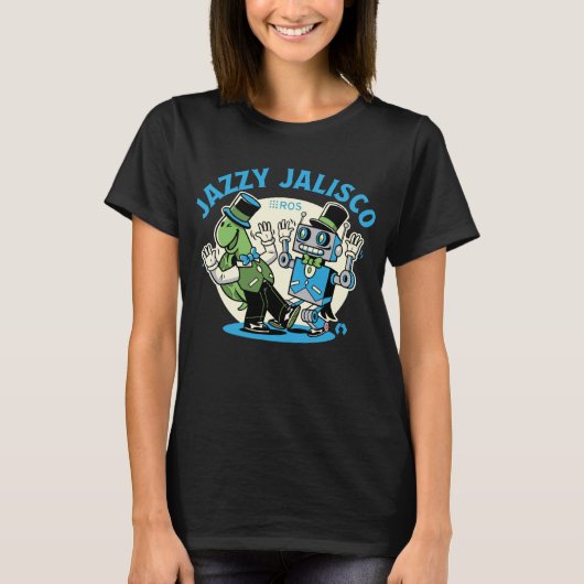 ROS 2 Jazzy Jalisco Tシャツ (正面)