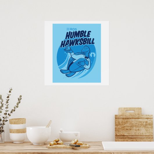 ROS Humble Hawksbill Poster ポスター (キッチン)