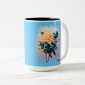 Rosa ツートーンマグカップ (正面右)