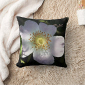 Rosa Canina, Dogバラwith Monogram クッション (ブランケット)