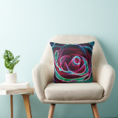 Rosa con efecto abstracto クッション (椅子)