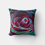 Rosa con efecto abstracto クッション (正面)
