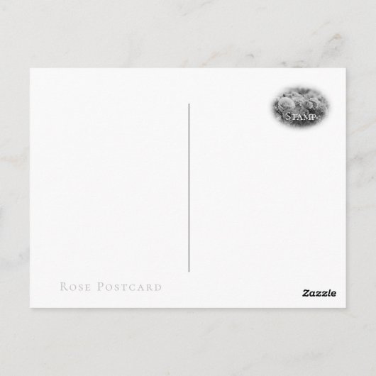 Rosa Cotillion ポストカード (裏面)