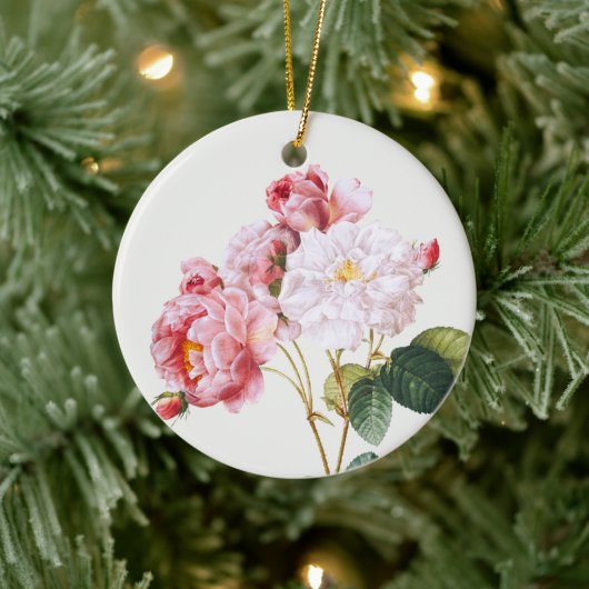 Rosa Damascena、ツリー セラミックオーナメント (ツリー)