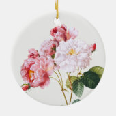 Rosa Damascena、ツリー セラミックオーナメント (裏面)