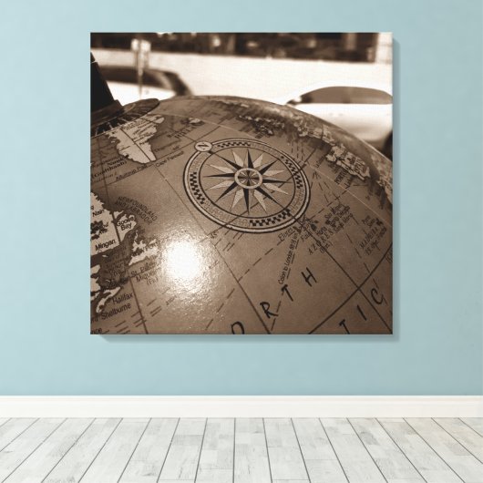 rosa dos ventos キャンバスプリント (インサイチュ (ウッドフロア))