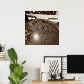 rosa dos ventos ポスター (ホームオフィス)