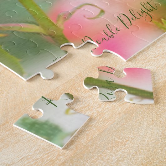 Rosa Double Delight ジグソーパズル (側面)