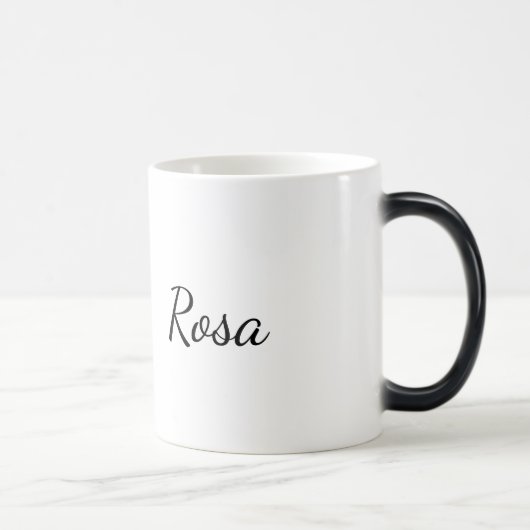 Rosa: Elegant One Line Art Mug モーフィングマグカップ (右)