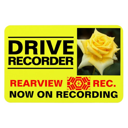 Rosa Emblem:Warning Magnet Plate マグネット (横)