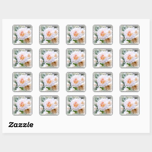 Rosa French Lace [Square Seal] スクエアシール (シート)