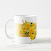 Rosa Gold Bunny コーヒーマグカップ (左)