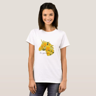 Rosa Gold Bunny Tシャツ