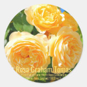 Rosa Graham Tomas [Round Seal] ラウンドシール (正面)