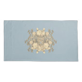 Rosa hemisphaerica – Rosa sulfurea gelbe Rose 枕カバー (裏面)