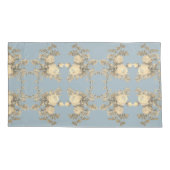 Rosa hemisphaerica – Rosa sulfurea gelbe Rose 枕カバー (裏面)