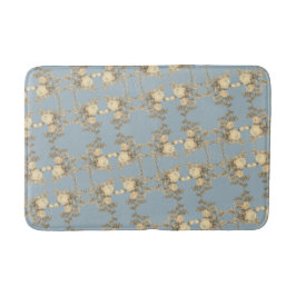 Rosa hemisphaerica – Rosa sulfurea – yellow roses バスマット