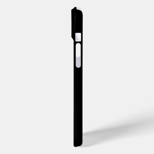 Rosa Herzchen auf Schwarz Case-Mate iPhoneケース (裏面 / 左)