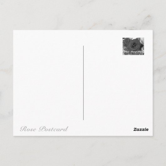 Rosa Ingrid Bergman ポストカード (裏面)