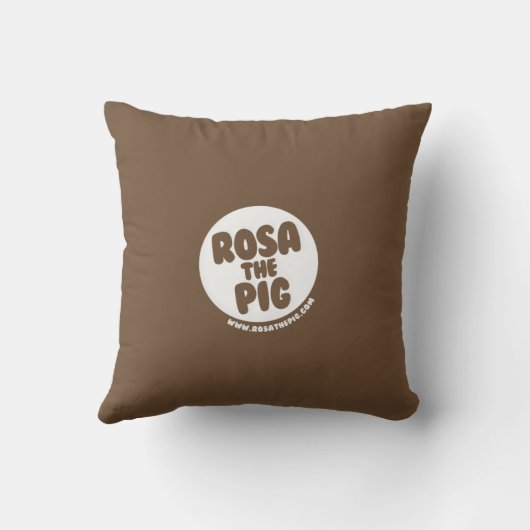 Rosa is a share chocolate クッション (裏面)