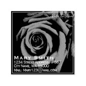 Rosa Kardinal セルフインキングスタンプ (デザイン)